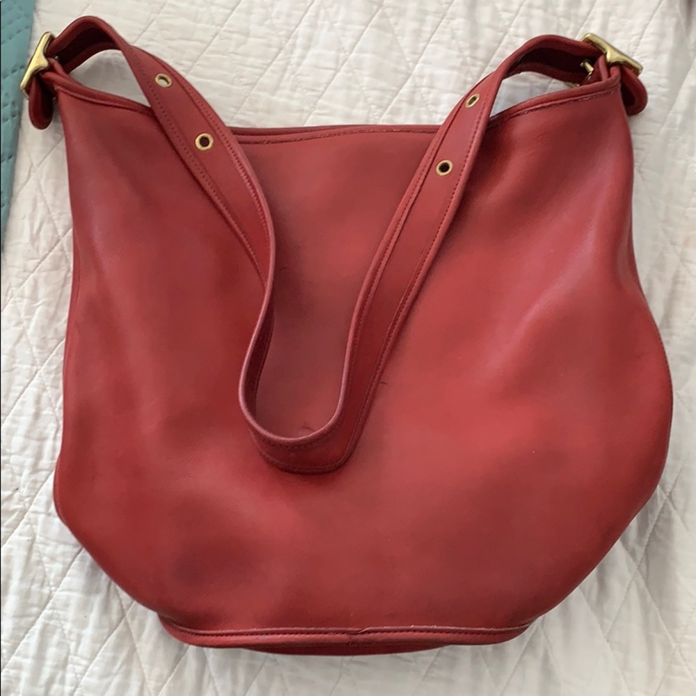 Red Coach Purse